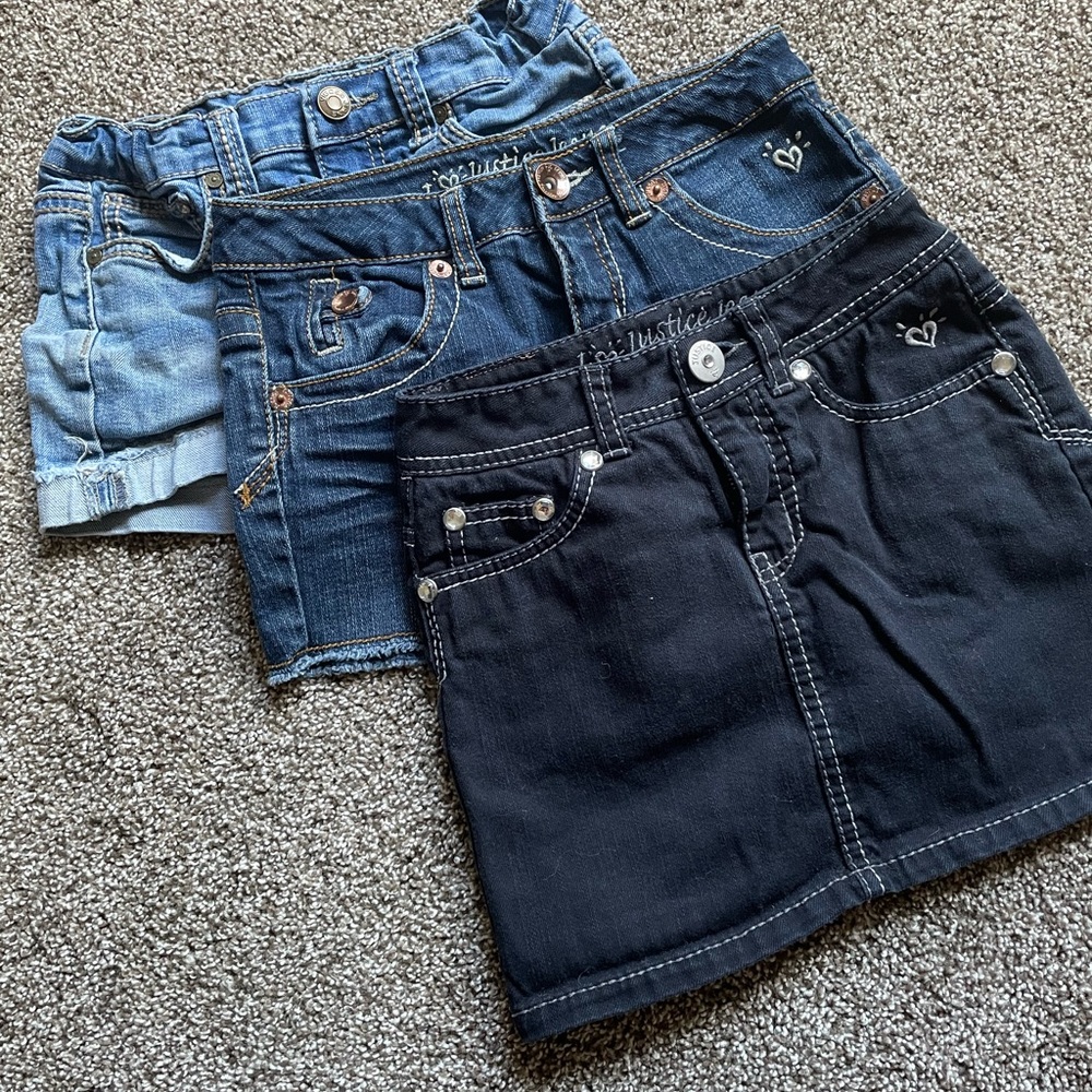 Girls shorts, and skort
